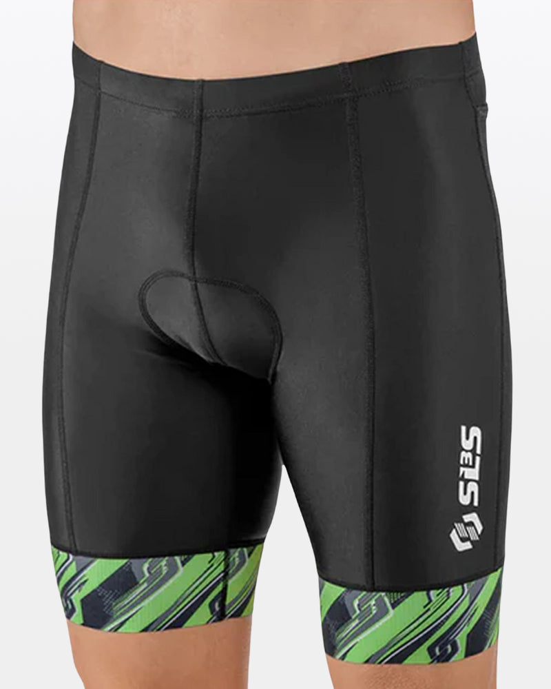 Men's AG Exon Quad Pocket 8" Tri Shorts - Cyber Green