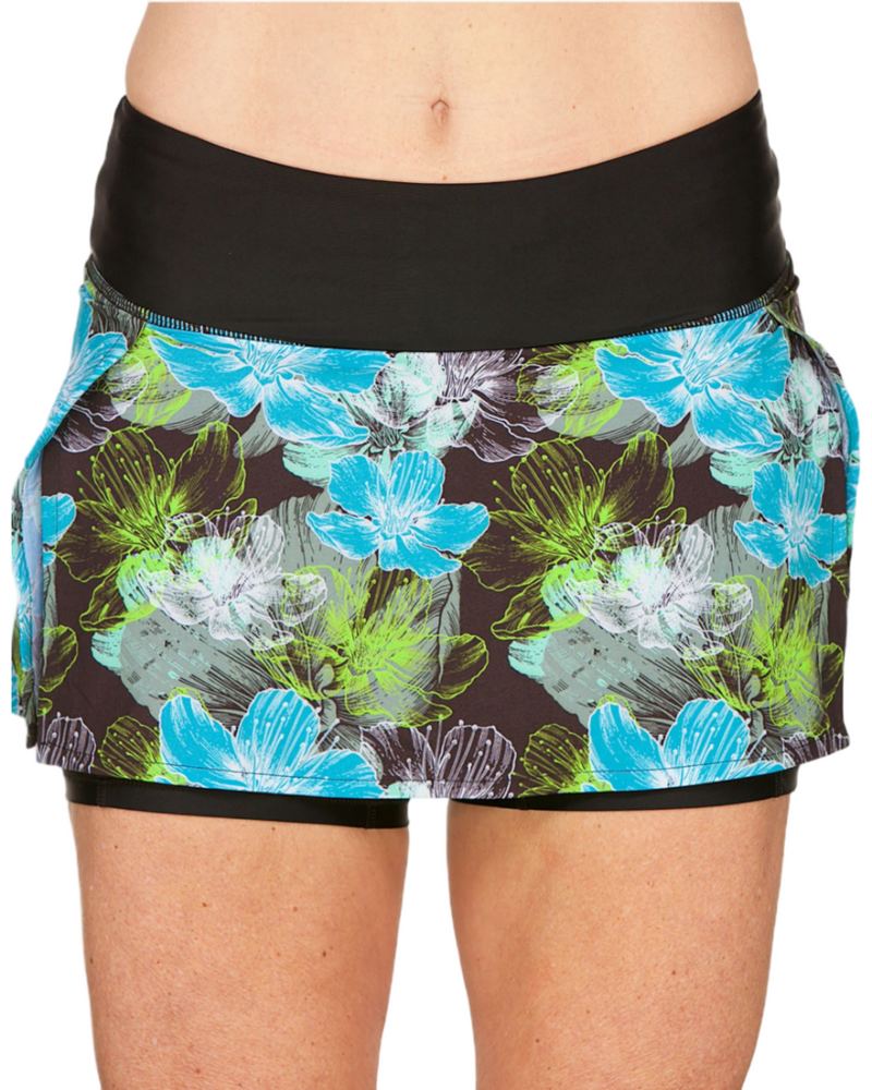 Women's FX Tri Running Skirt - Martinica Blue